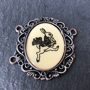 LAST CHANCE White Rabbit pendant
